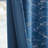 Deavion Velvet Curtains Metal Grommets Room Darkening with Gold Foil Print 2 Panel Set-106462140-106462131
