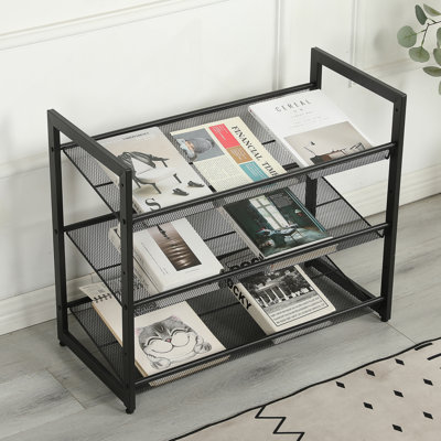 Bookshelf, 3-Tier Freestanding Shoe Rack