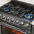 Empava 36" 5.2 Cubic Feet Slide-In Range