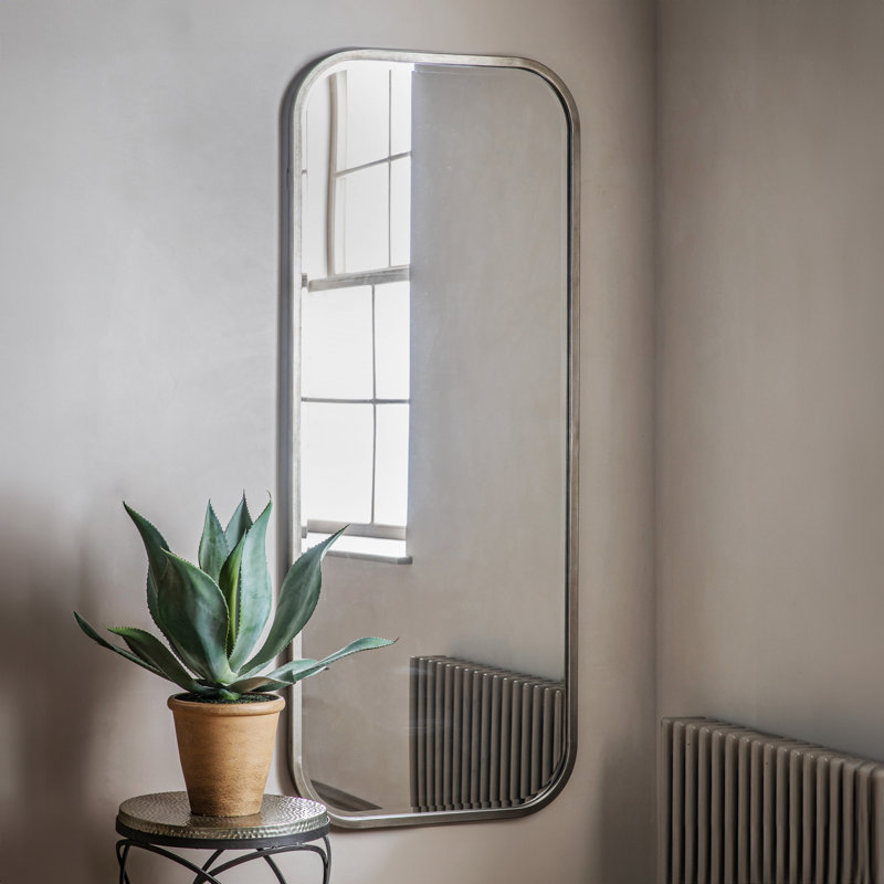 Melendy Metal Flat Floor Mirror