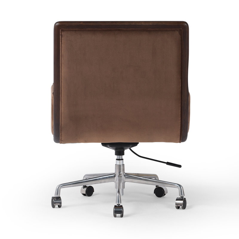 Samford Velvet Task Chair, Brown