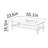 Simple modern rectangular coffee table