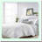 Luxury Cloud Comforter Set - Full/Queen Size - White - Soft Microsculpt Fabric - Ogee Pattern - Solid Color - Cozy Sham Included - Bedding Set