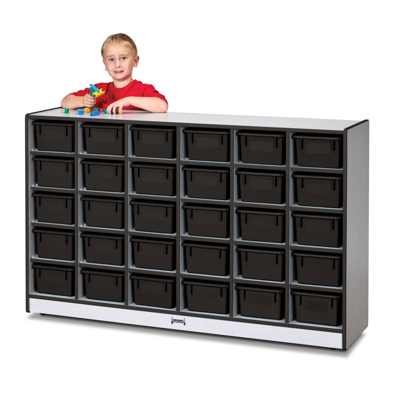 Rangement mobile Rainbow Accents®, Noir, Oui, H 35,5 po x l 57,5 po