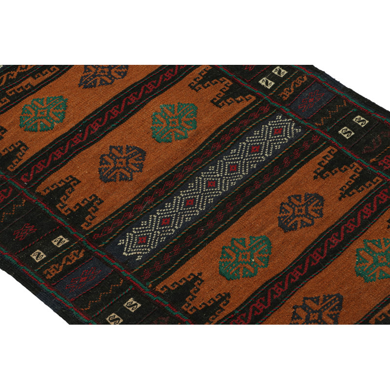 Hand Woven Silk and Wool Area Rug