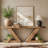 41.3" Z-Shaped Console Table for Living Room, Entryway, Hallway