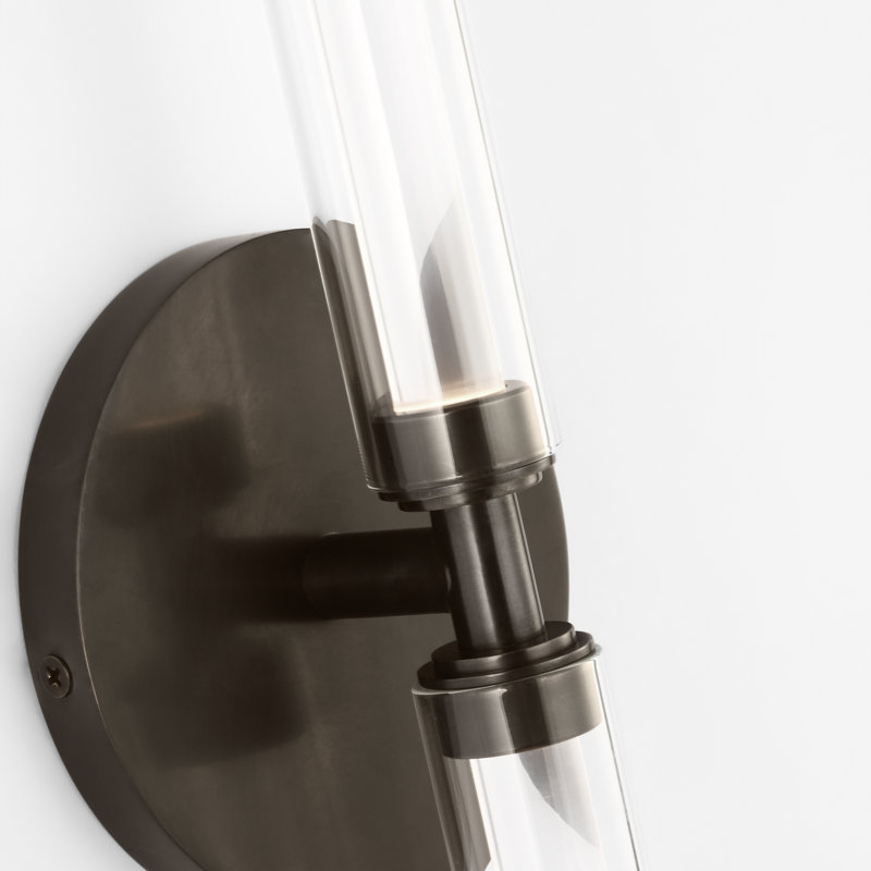 Poza 2 - Light LED Bath Sconce,  Bronze, 5" H x 25.6" W x 2.8" D