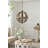 4 - Light Wood Chandelier