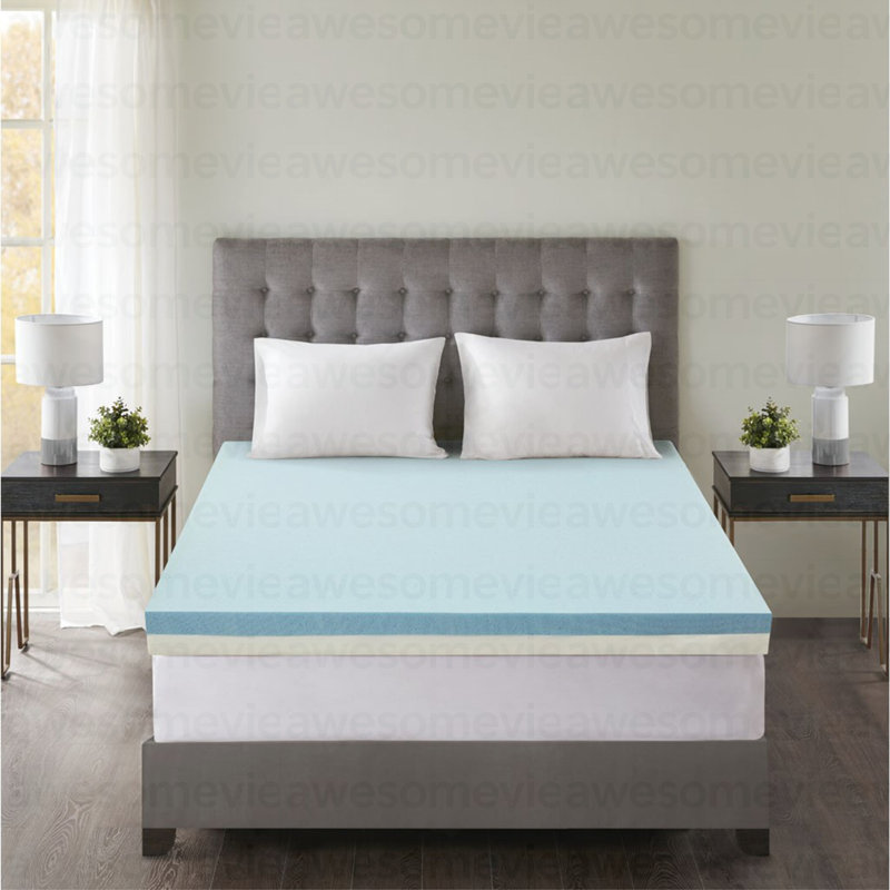 Surmatelas en mousse viscoélastique 4 ", Très grand