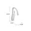 Leland Pull Down Sprayer Bar Faucet, Single Handle Prep Sink Faucet-20467229