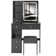 Compact Vanity Table with LED Mirror & Storage Drawers -Dressing Table with Cushioned Stool