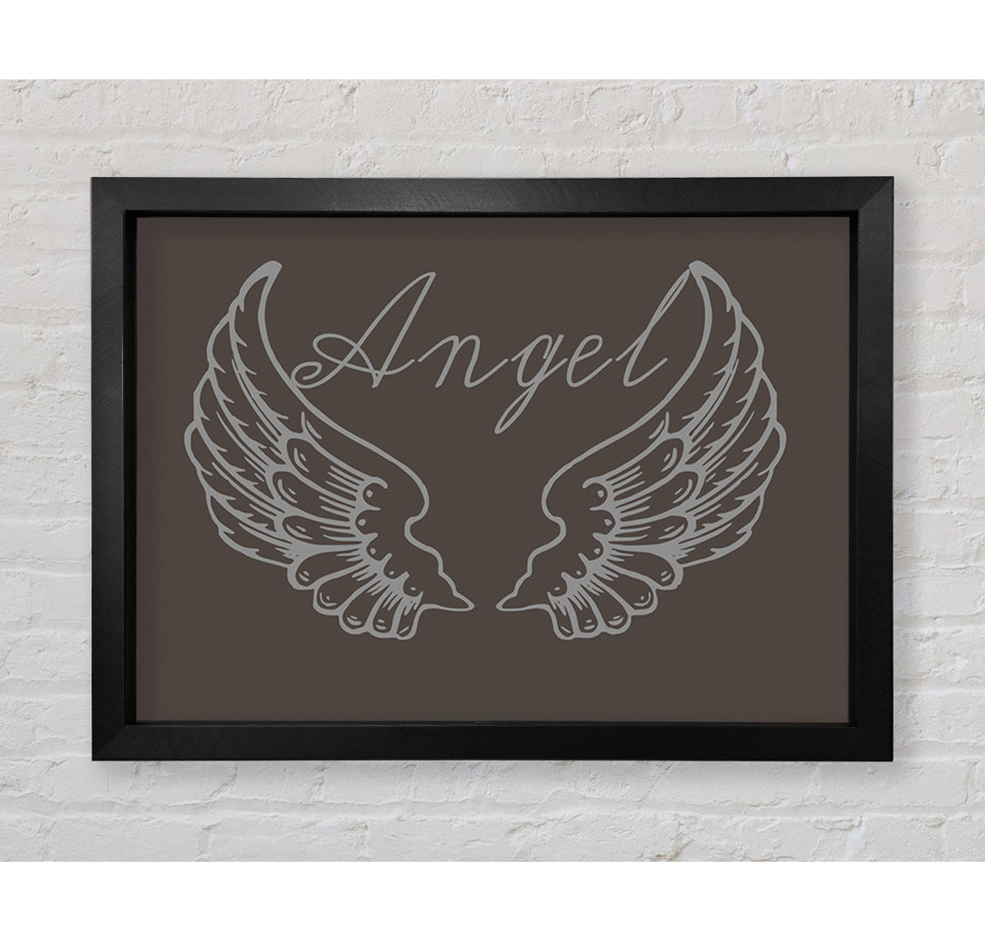 Angel Wings 4 Chocolate - Einzelne Bilderrahmen Kunstdrucke