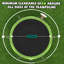 Trampoline extérieur en acier 15 pi vert-131655934