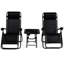 Fauteuil inclinable avec coussins et table Varian-1084927490