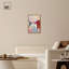 Art mural rétro moderne bourgogne sur lavande par Art Remedy-102548202-102548194