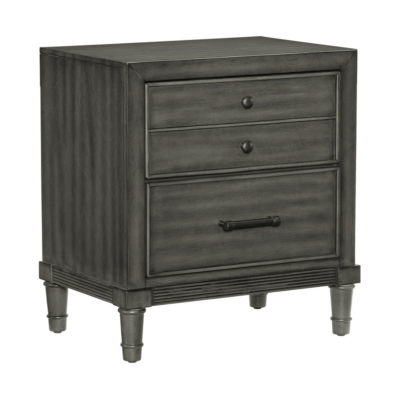 Table de chevet style transitionnel 1pc