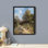 «Summer Flower Garden Forest Path Wall Art Colorful Natural Landscape For Living Room», reproduction d'art encadrée sur papier