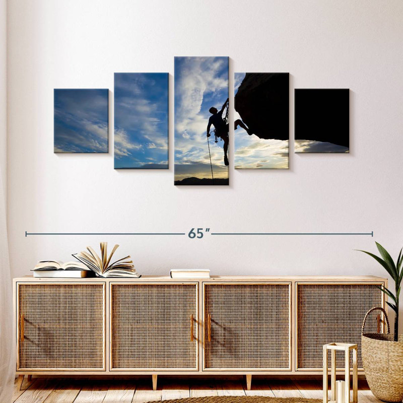 Keep Climbing, 24" H x 55" W