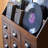 Retro Brown Solid Wood Accent Cabinet