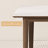 6 - Person White Rectangular Solid Wood Sintered Stone Tabletop Dining Table Set-110529527