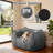 Kirtis Teddy Fabric Bean Bag Chair Foam Filled Bean Bag Sofa for Living Room-1376811741