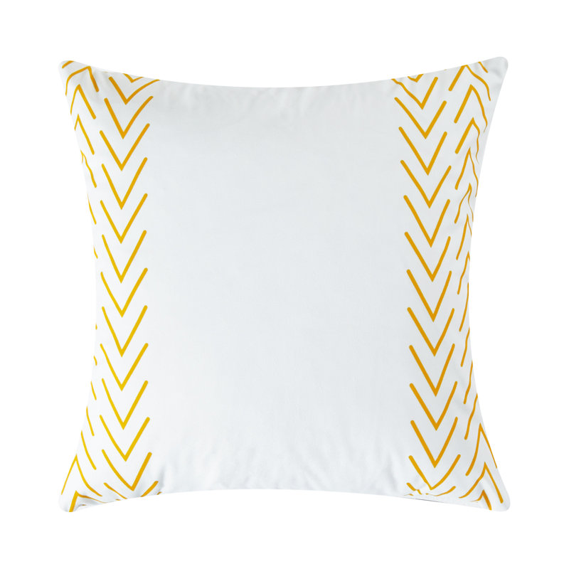 Housse de coussin d'extérieur Lendsey, Jaune