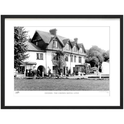 Exford, The Crown Hotel C1955 - Single Picture Frame Print
