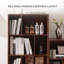 Bibliothèque à compartiments en bois massif
