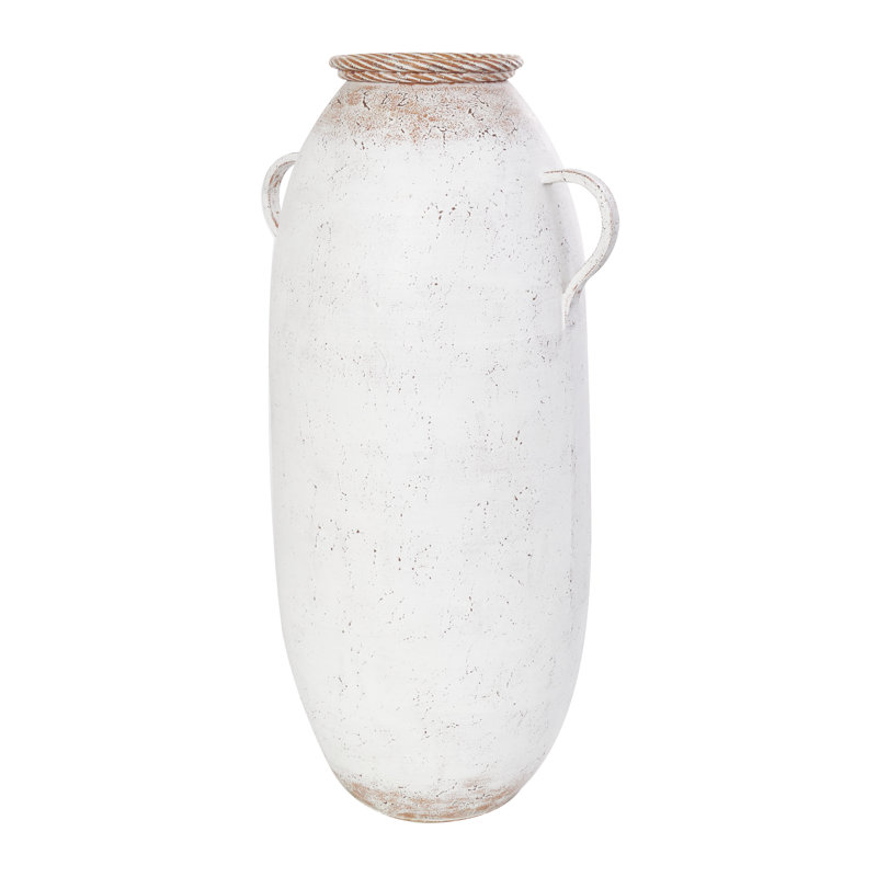 Vase en métal Brendyn, H 28 po x l 16 po x P 11,5 po