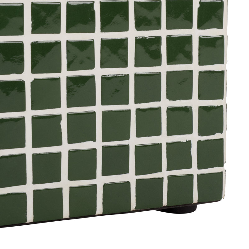 Table d'appoint Hikari, Vert foncé