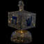 Décoration d'extérieur à DEL Hanoukka Dreidel - 37 "- lumières claires - argent