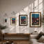 Wildflower Field Botanical - Framed Print-1831207537-1831207541