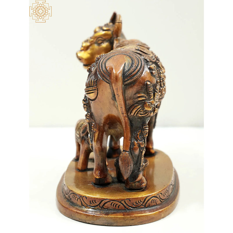 Statue vache et veau