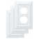Classic Architecture 1-Gang Duplex Outlet Wall Plate