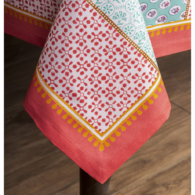 Paisley 100% Cotton Christmas Tablecloth