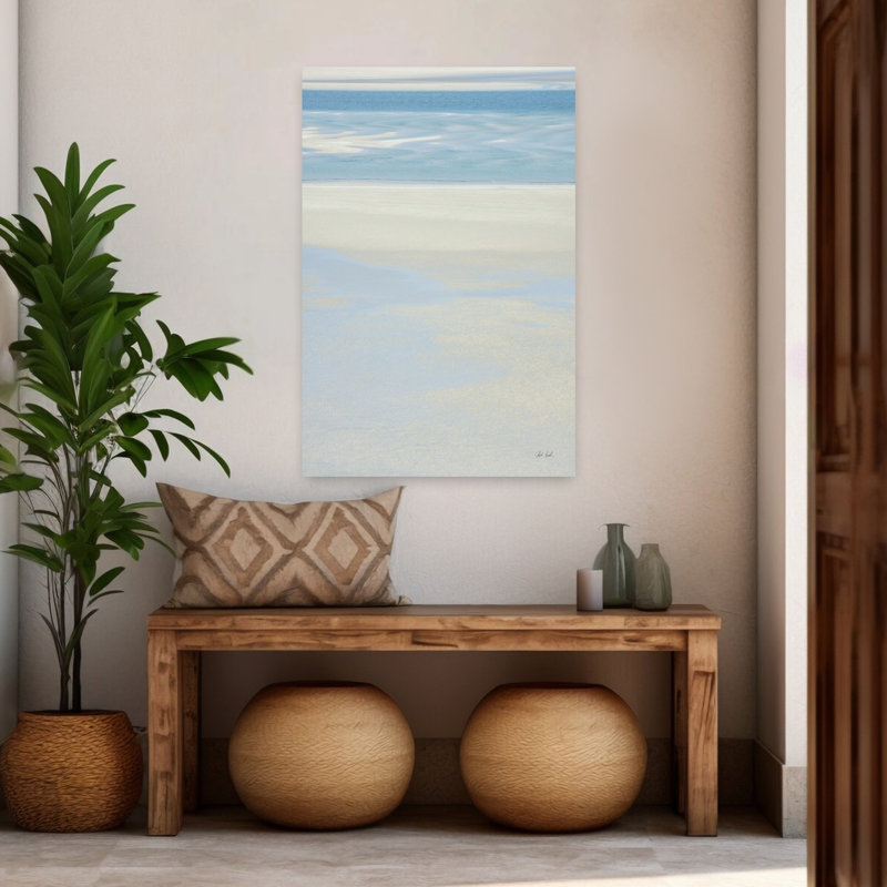 Art côtier abstrait Serenity III, H 48 po x l 32 po
