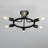 6-Light Dimmable Sputnik Modern Century Industrial Semi Flush Mount Ceiling Light-1735019050
