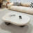 48.4'' Cloud - Shaped Wood Coffee Table with Three Round Balls-819455149-819455150