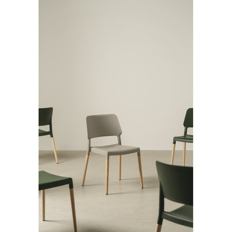 Belloch Chair, Natural Beech Wood, Green