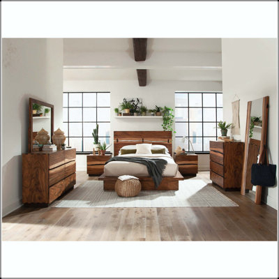Miroir de plancher pleine longueur avec cadre en bois Live Edge