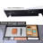 Large Under Desk Mounted Sliding Drawer With Bamboo Tray And 60 Degree Tilt Panel To Pull Out, 22'' Long & 13'' Deep Large Storage Organizer For Sit Stand Workstation