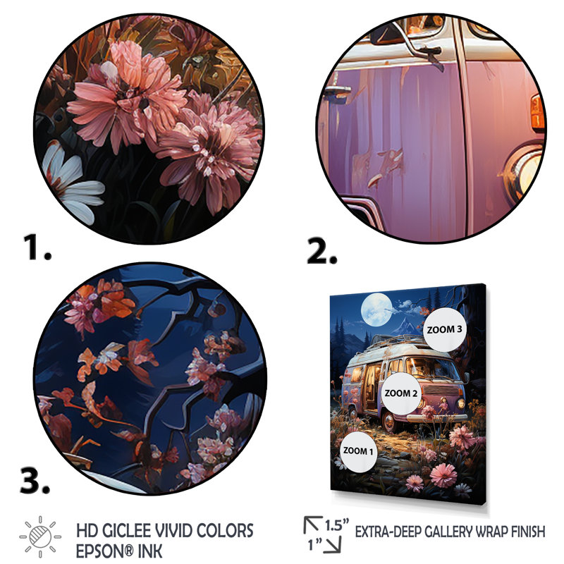 Camping Alpine Expedition - Art mural de voyage en camping, Cadre flottant noir, H 40 po x l 30 po x P 1,5 po