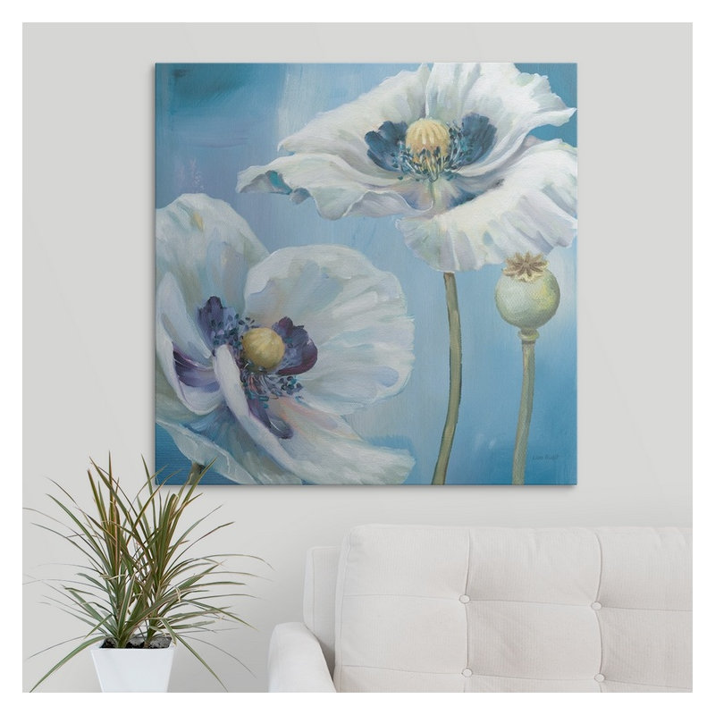 « ii » par lisa audit, reproduction d’art Blue Dance, H 35 po x l 35 po x P 1,5 po, Toile