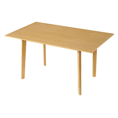 Rustic Farmhouse Dining Table - Solid Wood Frame, Minimalist Modern Dining Table For Kitchen, Dining Room, Living Room