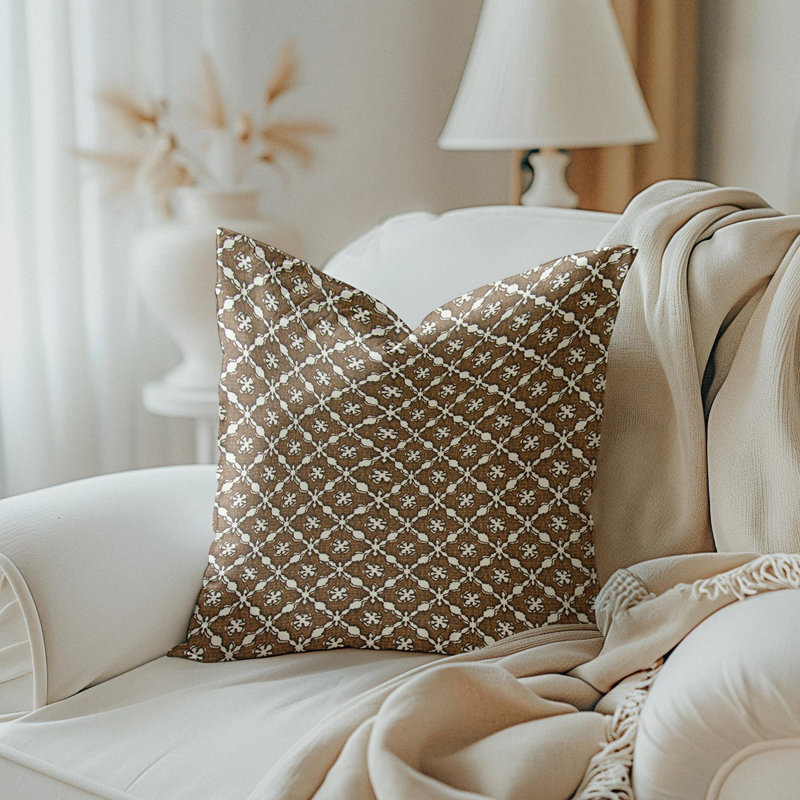 Housse de coussin Chestnut, Carré 17 po