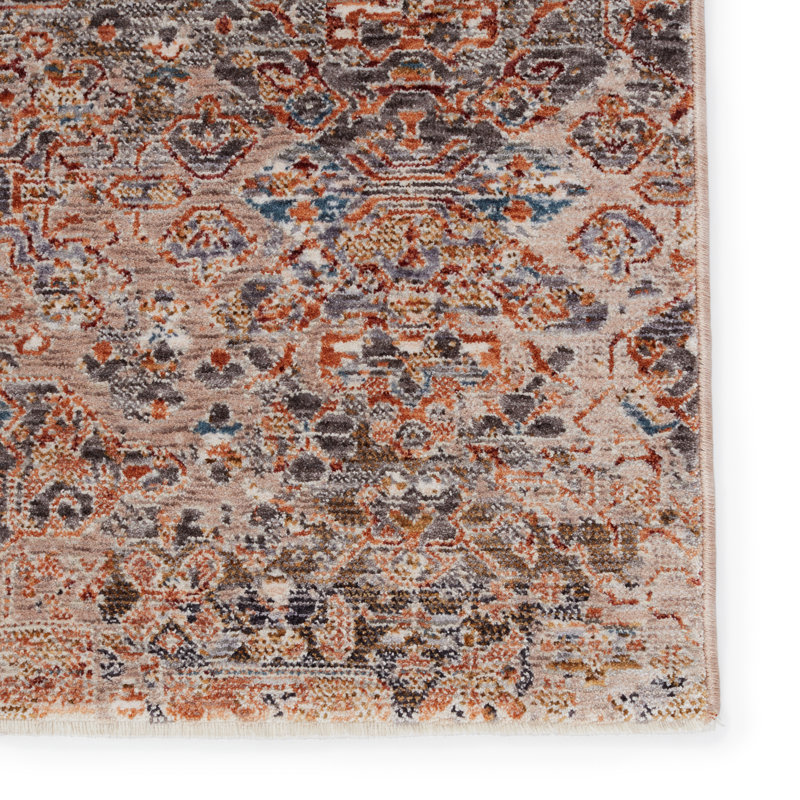 Devoss Floral Indoor Rug, Rectangle 6' x 9'