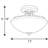 Van Reipen Glass Semi Flush Mount-26210132