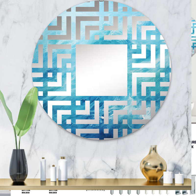 Deiondra Circle Mirror, 31.4" x 31.4"