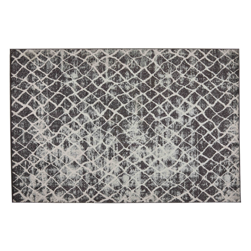 Posey Geometric Area Rug, Rectangle 80 x 150cm