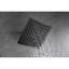 Pomme de douche High Waterfall - Acier inoxydable 304 avec buses, couverture ultra-mince et pleine grandeur, noir mat foncé-117993666